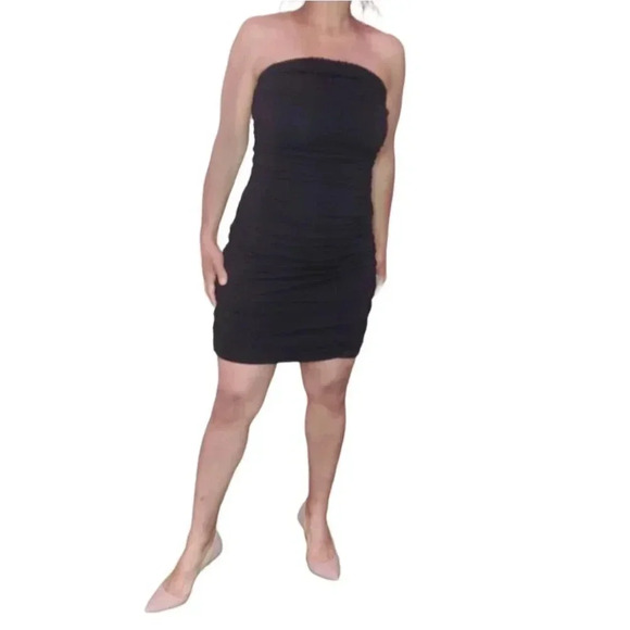 Express Strapless Dress Sexy Basic  Black Size M - Picture 2 of 15